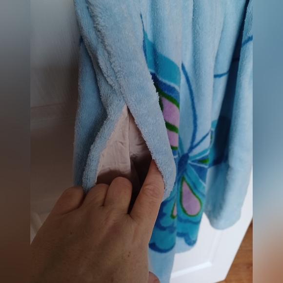 RARE!!! Vintage Hanae Mori Butterfly Kaftan Dress/Cover-up - Picture 4 of 9